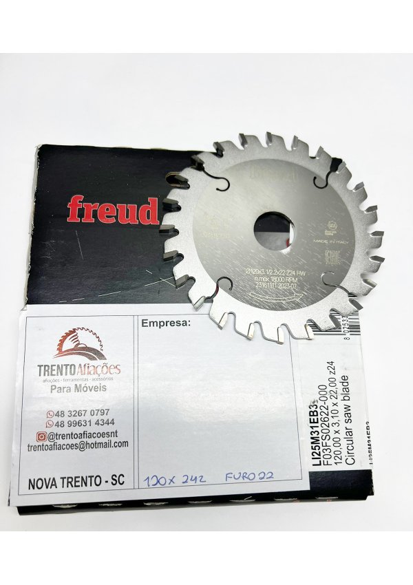 Riscador - Serra Circular 120X2224 - Para MDF - LI25M31EB3 - Freud