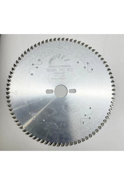 Disco de Serra Circular HW 250X2,8/2X30 Z80 FZ/TR Para MDF - SL