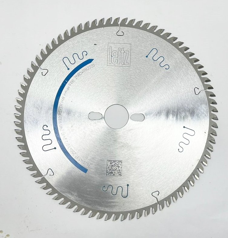 Disco de Serra Circular HW 250X3,2/2,2X30 Z80 FZ/TR Para MDF