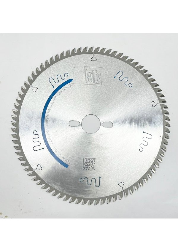 Disco de Serra Circular HW 250X3,2/2,2X30 Z80 FZ/TR Para MDF