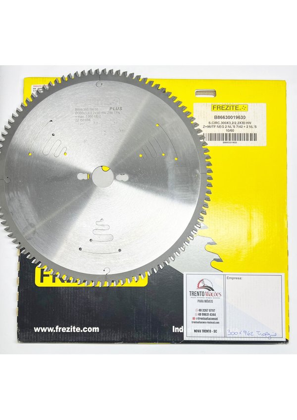 Disco de Serra Circular - S.CIRC.300X3,2/2,2X30 HW Z=96 - Para MDF