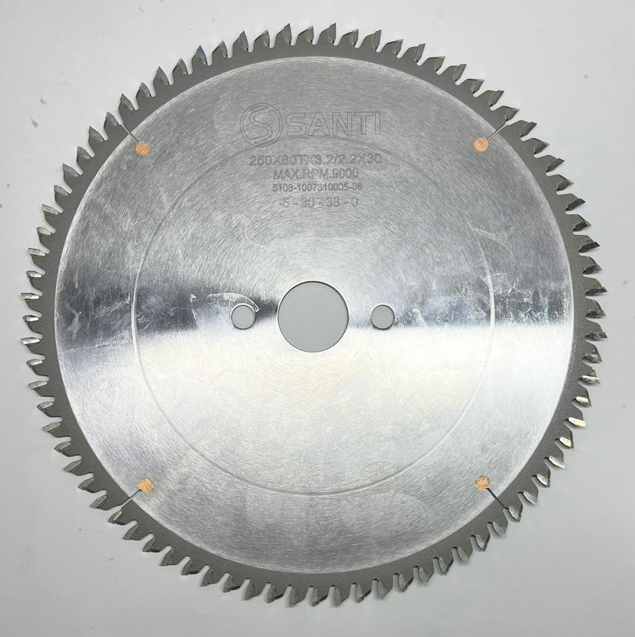 えいとの森 Disco de Serra Circular para MDF 250x3,2/2,2x30 E/D 38O F30 com 80