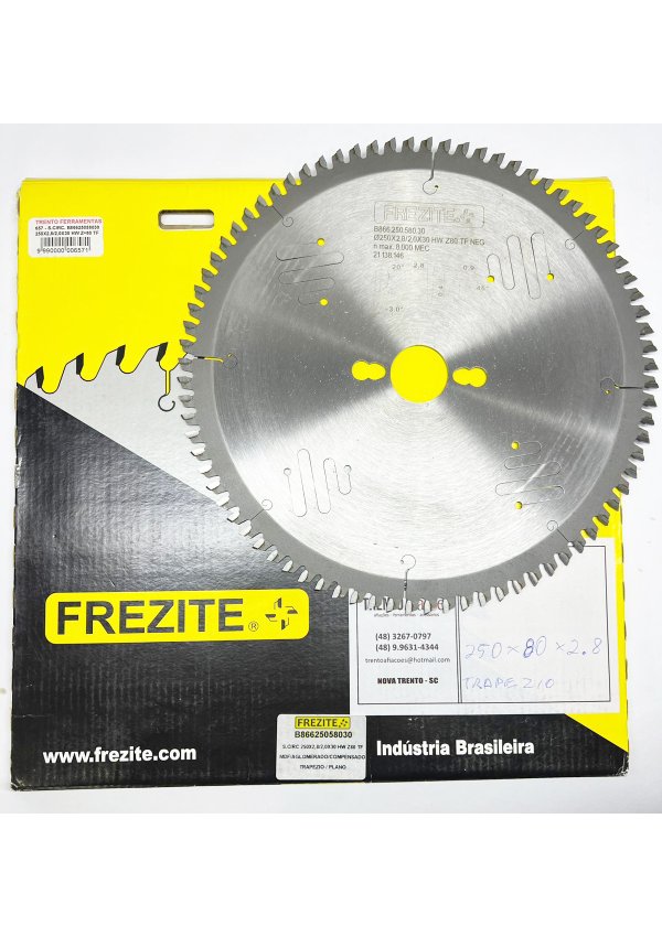 Disco de Serra Circular - 250X2,8/2,0X30 HW Z=80 Para MDF
