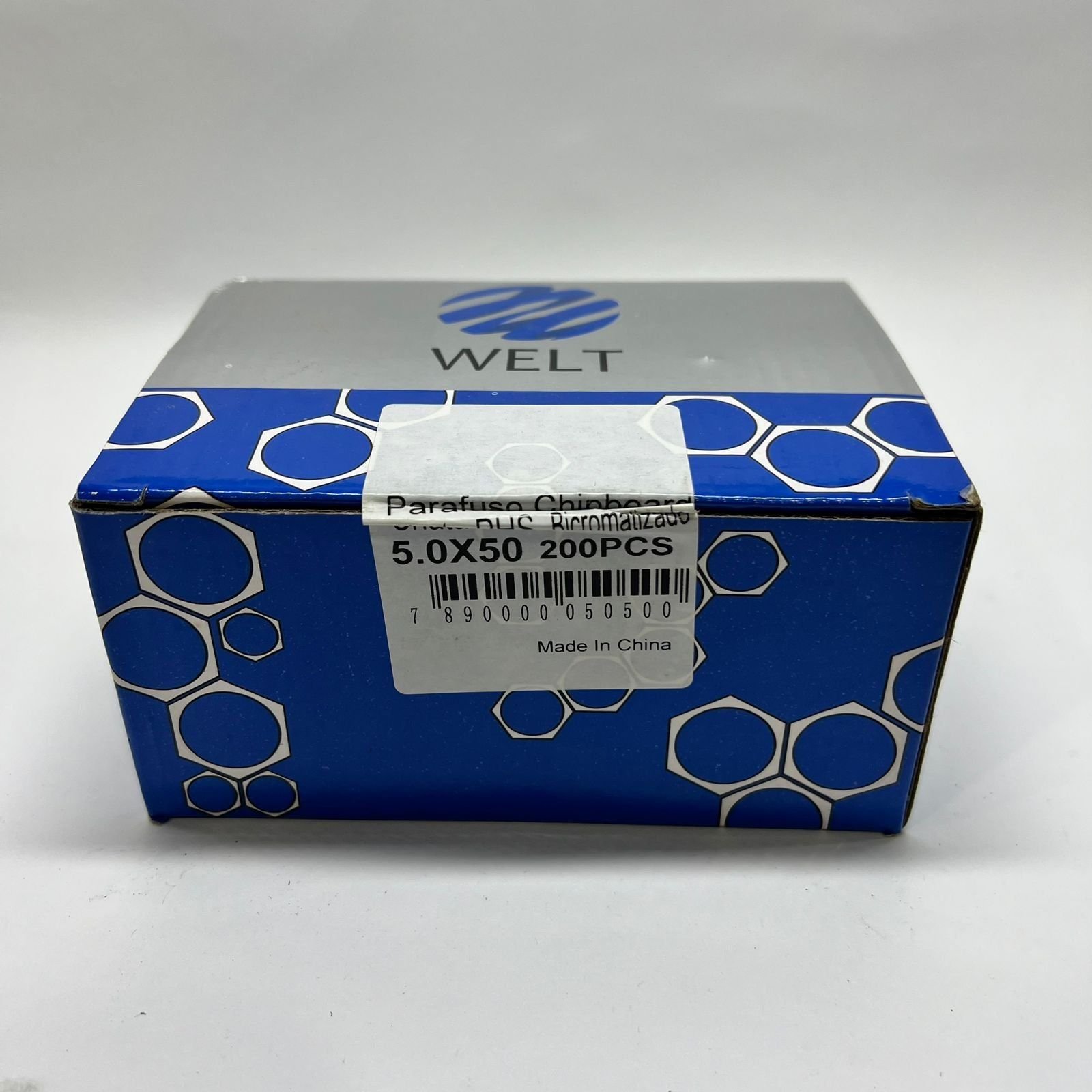 Caixa de Parafuso Chipboard Cabeça Chata Phs - Welt 3,5x25